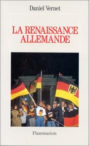 Cover of: La renaissance allemande