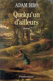 Cover of: Quelqu'un d'ailleurs