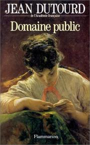 Cover of: Domaine public