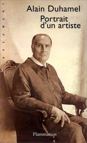 Cover of: François Mitterrand: portrait d'un artiste