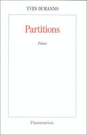 Cover of: Partitions by Yves Di Manno