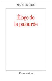 Cover of: Eloge de la palourde