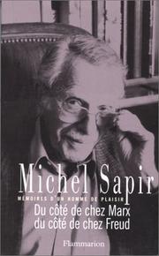 Cover of: Du côté de chez Marx, du côté de chez Freud by Michel Sapir
