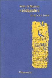Cover of: Endquote: digressions, 1989-1998