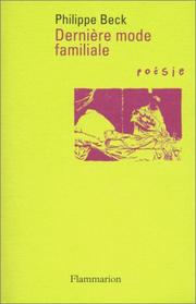 Cover of: Dernière mode familiale: poèmes