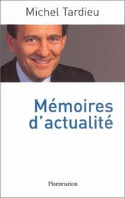 Cover of: Mémoires d'actualité