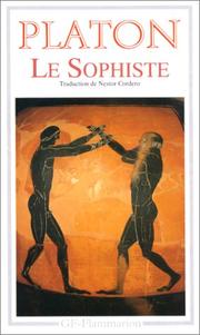 Cover of: Le sophiste by Πλάτων