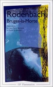 Cover of: Bruges La Morte by G. Rodenbach