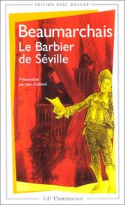 Cover of: Le Barbier de Séville by Pierre Augustin Caron de Beaumarchais, Pierre Augustin Caron de Beaumarchais