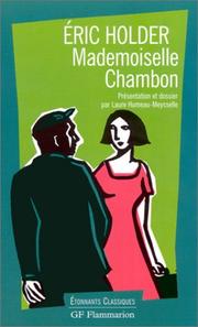 Cover of: Mademoiselle Chambon by Eric Holder, Laure Humeau-Meysselle