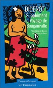 Cover of: Supplément au voyage de Bougainville by Denis Diderot, Dominique Lanni