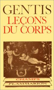 Cover of: Leçons du corps