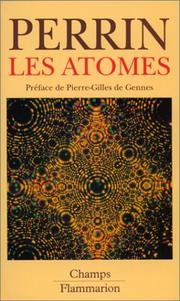 Cover of: Les atomes by Jean Perrin