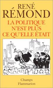 Cover of: La Politique