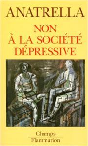 Non à la société dépressive by Tony Anatrella