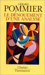 Cover of: Le dénouement d'une analyse