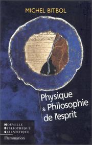 Cover of: Physique et philosophie de l'esprit
