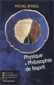 Cover of: Physique et philosophie de l'esprit by Michel Bitbol