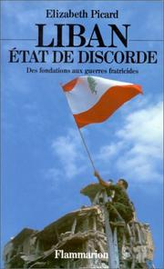 Cover of: Liban, état de discorde by Elizabeth Picard