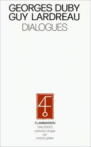 Cover of: Dialogues by Georges Duby