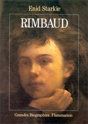Cover of: Arthur Rimbaud by Enid Starkie, Alain Borer