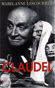 Cover of: Claudel by Marie-Anne Lescourret