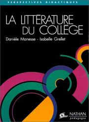 Cover of: La littérature du collège