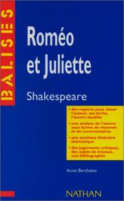 Cover of: Roméo et Juliette by William Shakespeare