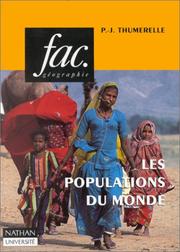 Cover of: Les populations du monde