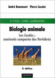 Cover of: Biologie animale : les cordes, 8e édition