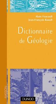 Cover of: Dictionnaire de geologie 5e édition