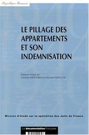 Cover of: Le pillage des appartements et son indemnisation