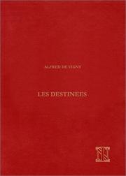 Les destinées by Alfred de Vigny