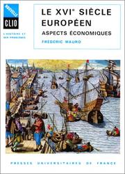 Cover of: Le XVIe siècle européen: aspects économiques