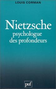 Cover of: Nietzsche, psychologue des profondeurs