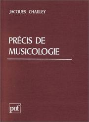 Cover of: Précis de musicologie