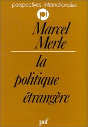Cover of: La politique étrangère