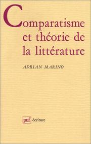 Cover of: Comparatisme et théorie de la littérature