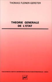 Cover of: Théorie générale de l'Etat