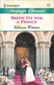 Cover of: Bride Fit for a Prince  (High Society Brides / Twin Brides) by Rebecca Winters