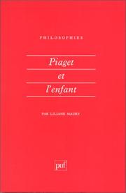 Cover of: Piaget et l'Enfant