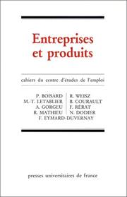 Cover of: Entreprises et produits