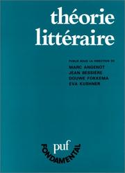 Cover of: Théorie littéraire: problèmes et perspectives