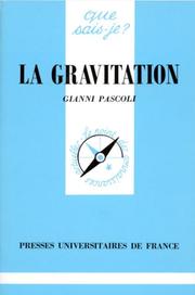 Cover of: La Gravitation