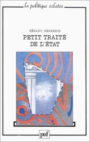 Cover of: Petit traité de l'Etat
