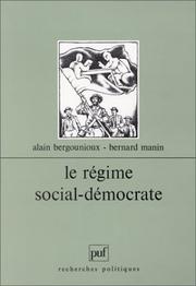Cover of: Le régime social-démocrate