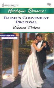 Cover of: Rafael's convenient proposal by Rebecca Winters