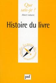 Cover of: Histoire du livre