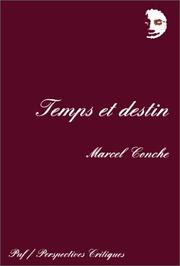 Cover of: Temps et destin