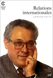 Cover of: Relations internationales